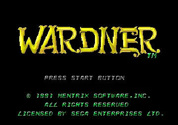 Wardner (USA) screen shot title